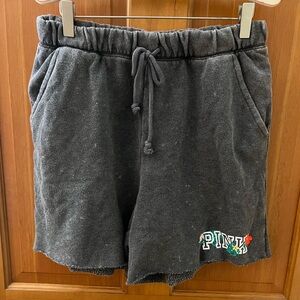 Victoria’s Secret PINK Floral Logo Dad Shorts (Size M)